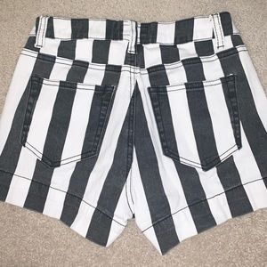 Black & White Shorts